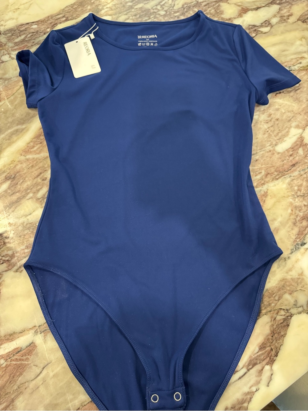 ReoRia Women's Bodysuit in Deep Blue